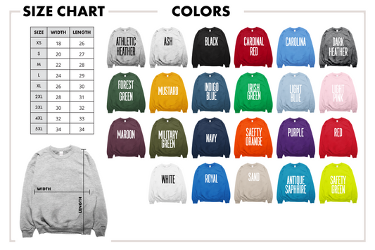 Gildan Crew Neck Fleece Add On